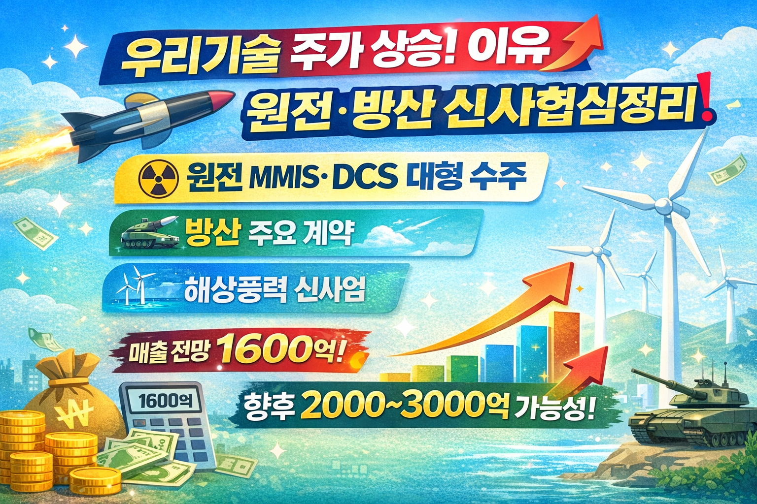 우리기술 주가 상승 이유 원전 방산 신사업 핵심 정리