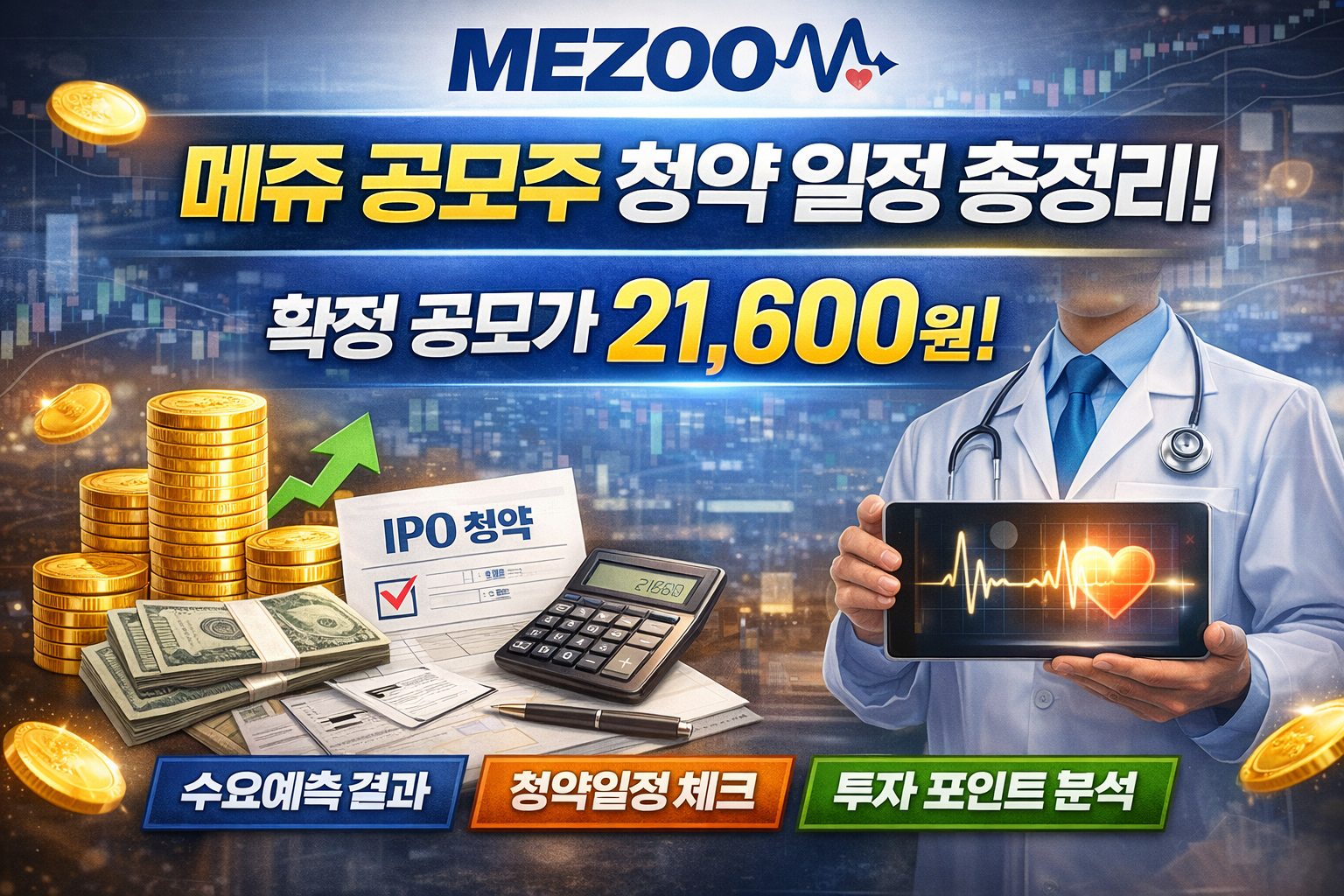 메쥬 공모주 청약 일정과 수요예측 핵심 정리