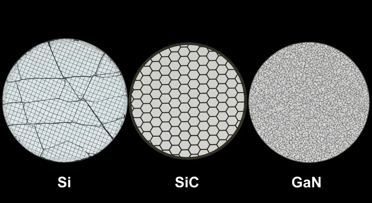 차세대 소재의 등장: Si vs SiC vs GaN 비교