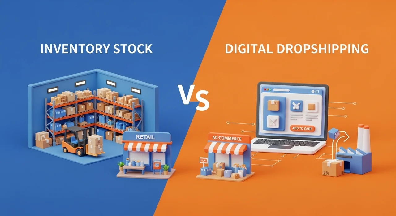 일반 쇼핑몰 vs 무재고 쇼핑몰 차이점