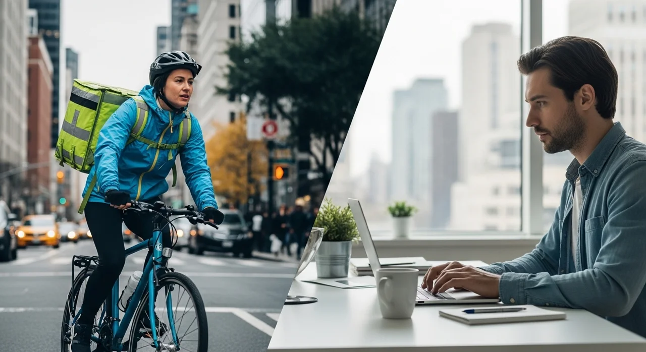 몸으로 뛰는 부업 vs 머리로 쓰는 부업