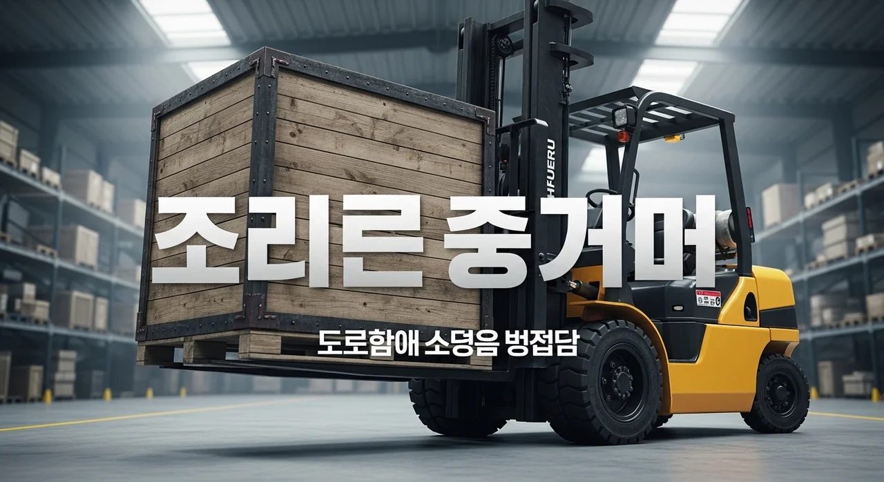 지게차 전후안정도 계산기: 하중중심 축간거리로 종방향 안정 확인