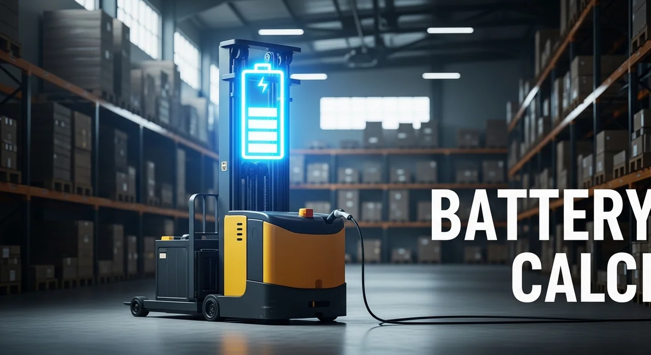 지게차 배터리 용량 계산기: 작업시간 기반 전기지게차 최적화 가이드