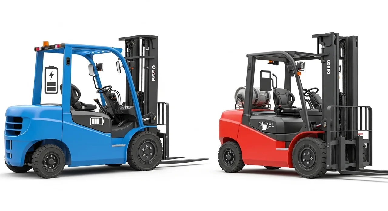 전기지게차 vs 디젤지게차 운영비용 최종 승자는?
