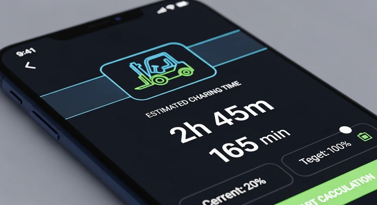 온라인 지게차 충전시간 계산기 활용하기