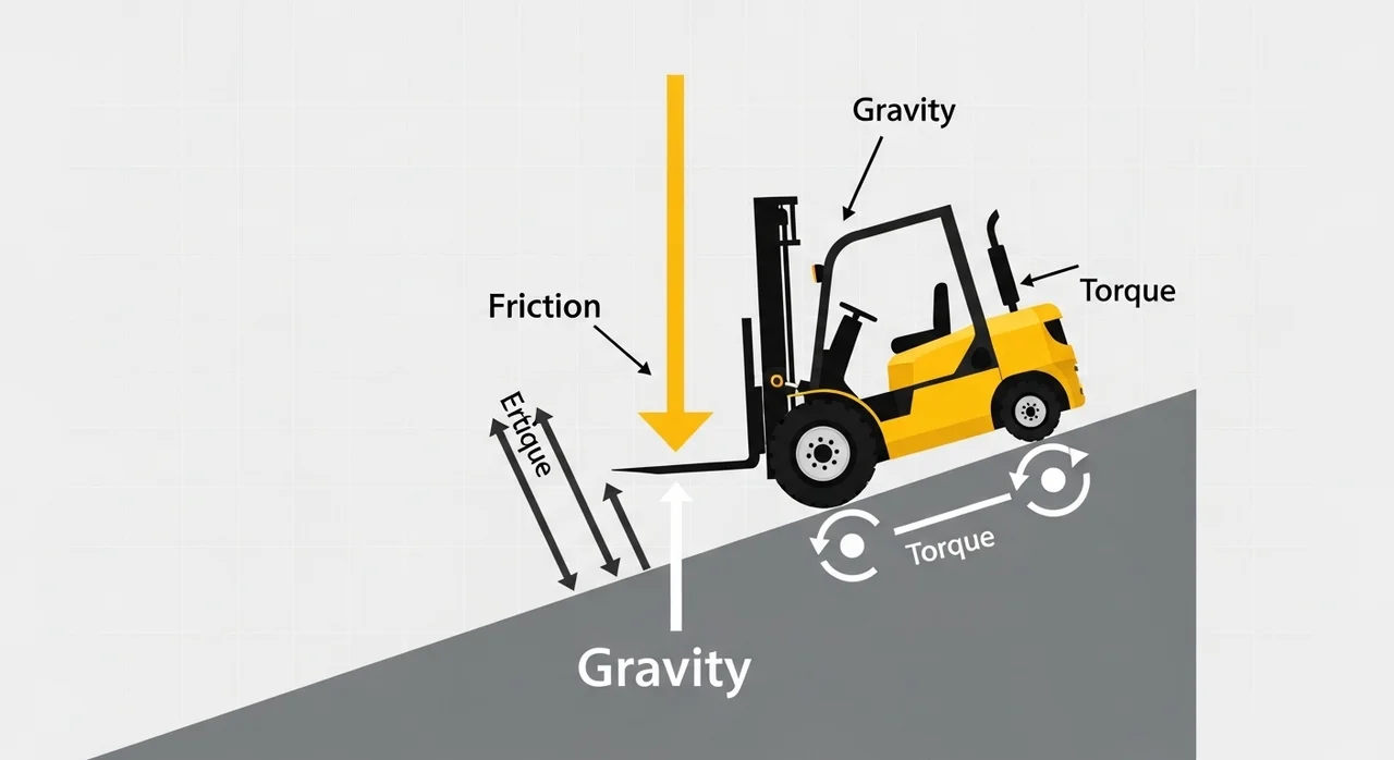 지게차 등판능력 결정 요소 핵심 요약