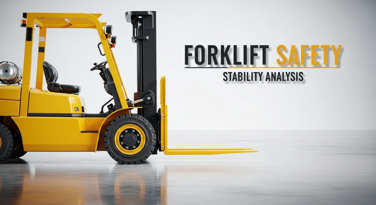 지게차 좌우안정도 계산기 사용법 및 트랙폭 기반 횡방향 안정 분석 가이드