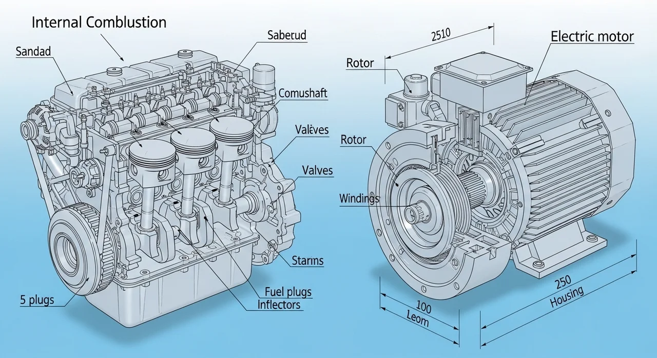 엔진식 vs 전기식 지게차 속도 결정 요인 비교