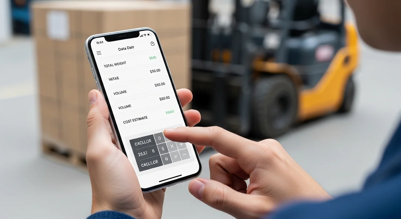 지게차 주행최고속도 계산기 사용 방법