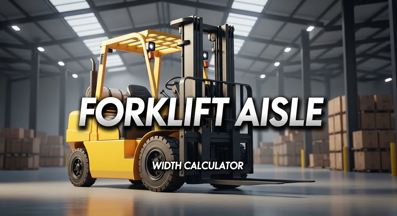 지게차 직각적재통로폭 계산기 사용법 | 창고 레이아웃 최적화 가이드