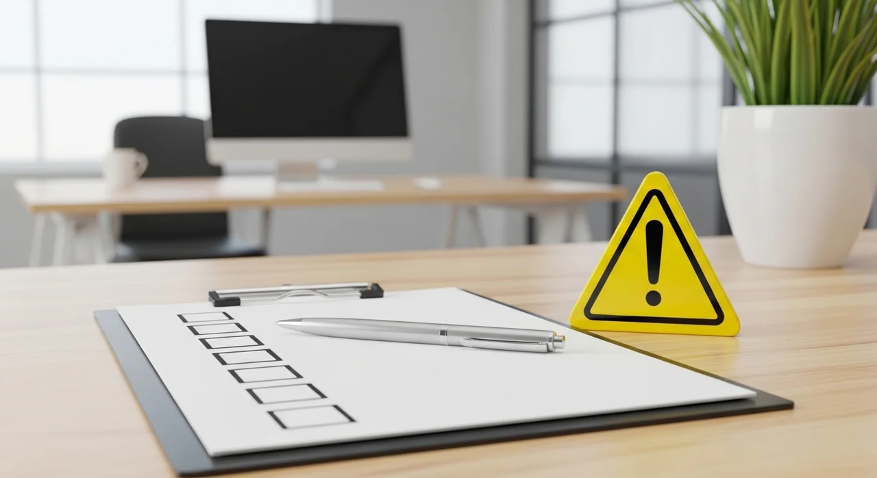 준비물 및 주의사항 체크리스트