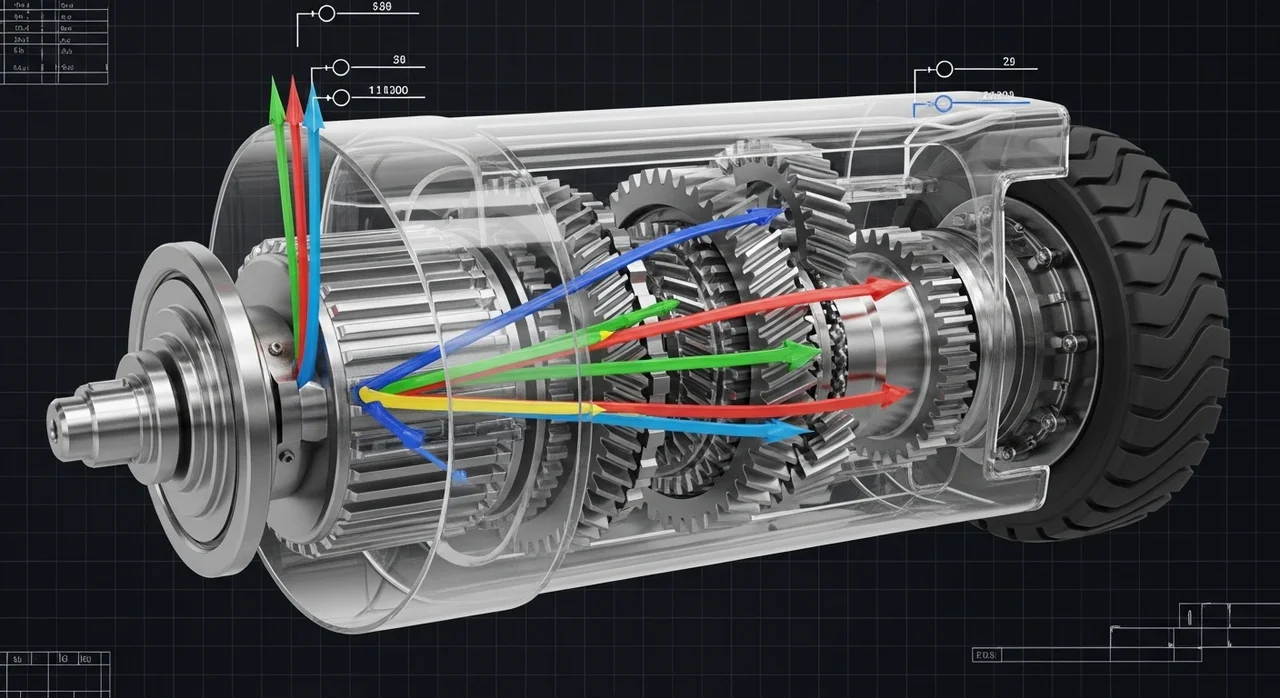 모터 토크가 실제 견인력으로 변환되는 원리