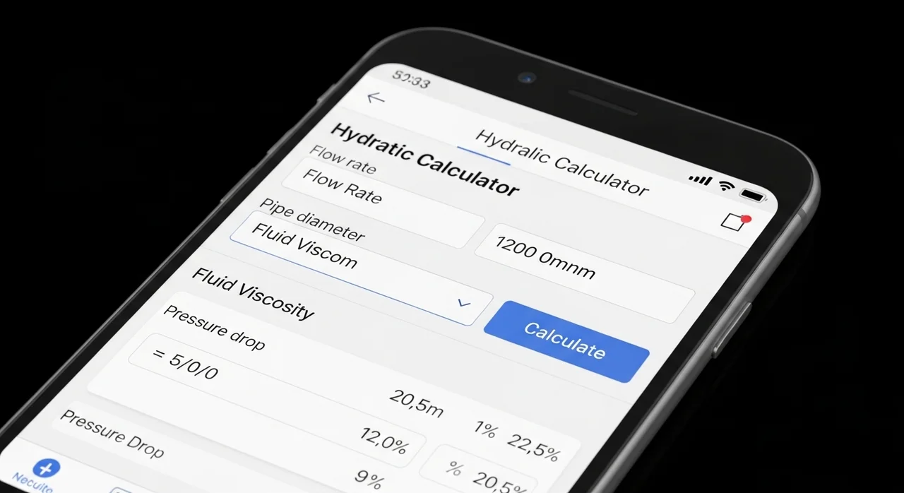 지게차 유압 펌프 용량 계산기 사용 단계