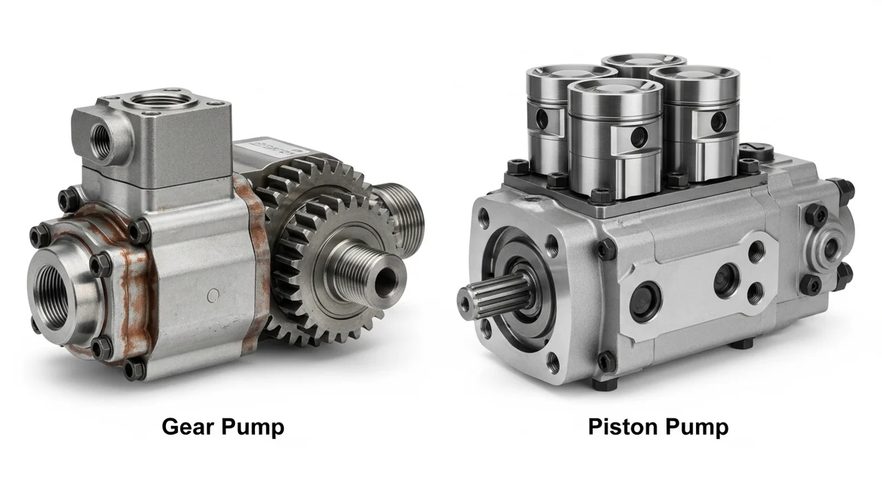 기어 펌프 vs 피스톤 펌프, 어떤 것을 선택할까?