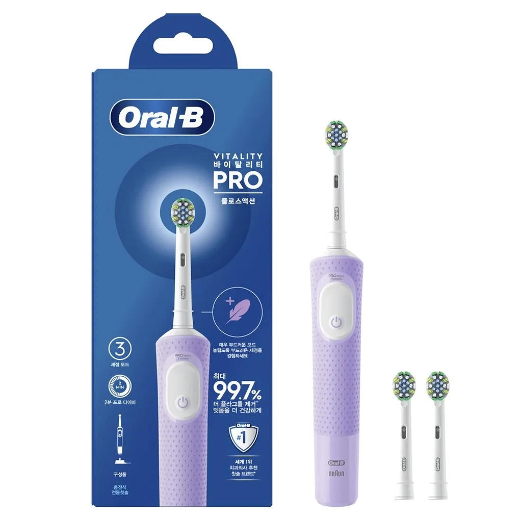 치과비 아끼는 비결? 오랄비 바이탈리티 프로 플로스액션 전동칫솔 사용후기