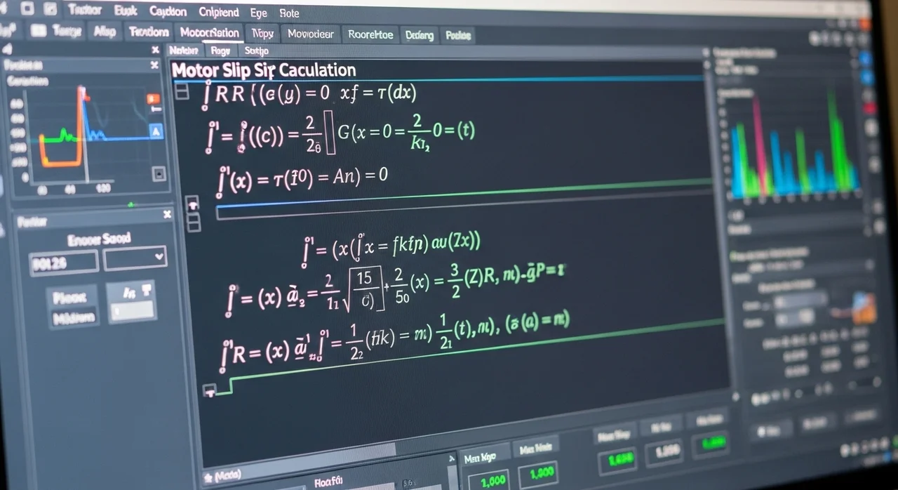 정밀한 모터 제어를 위한 슬립 계산법