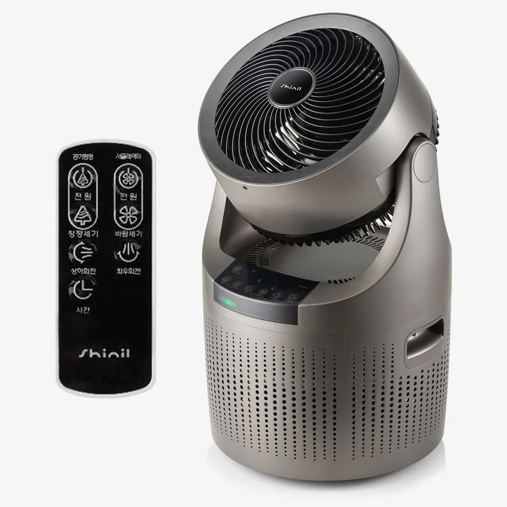 신일 에어플러스 공기청정 서큘레이터 다크그레이