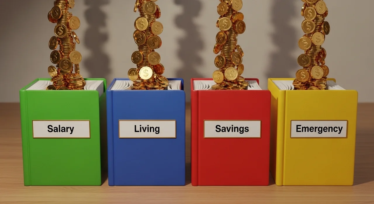 통장 관리 방법 돈이 모이는 구조: 부자들의 4개 통장 시스템