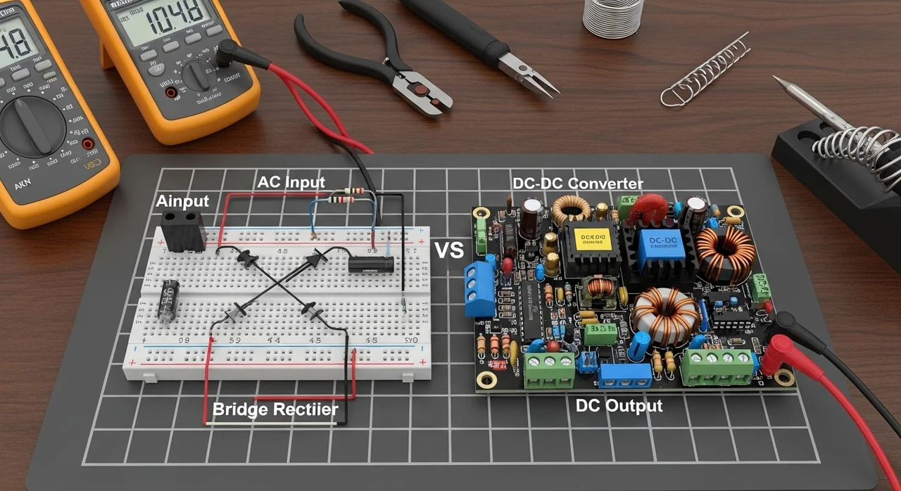 AC/DC 정류회로와 DC-DC 컨버터의 차이