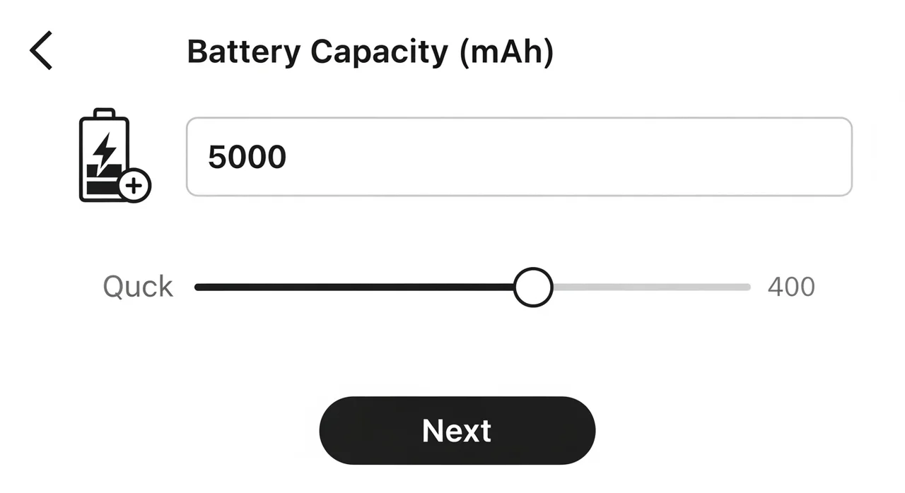 배터리 전원 계산기 사용 3단계 가이드