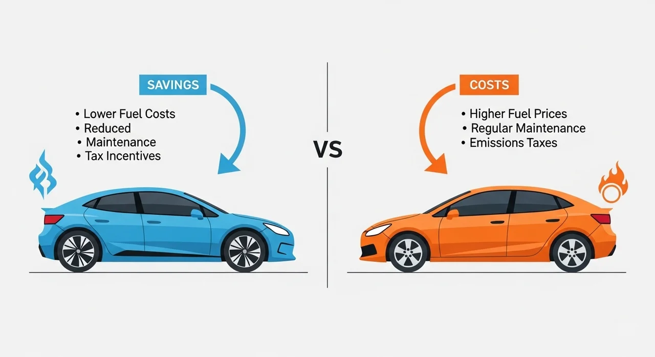 전기차 vs 내연차, 실제 5년 유지비 시뮬레이션