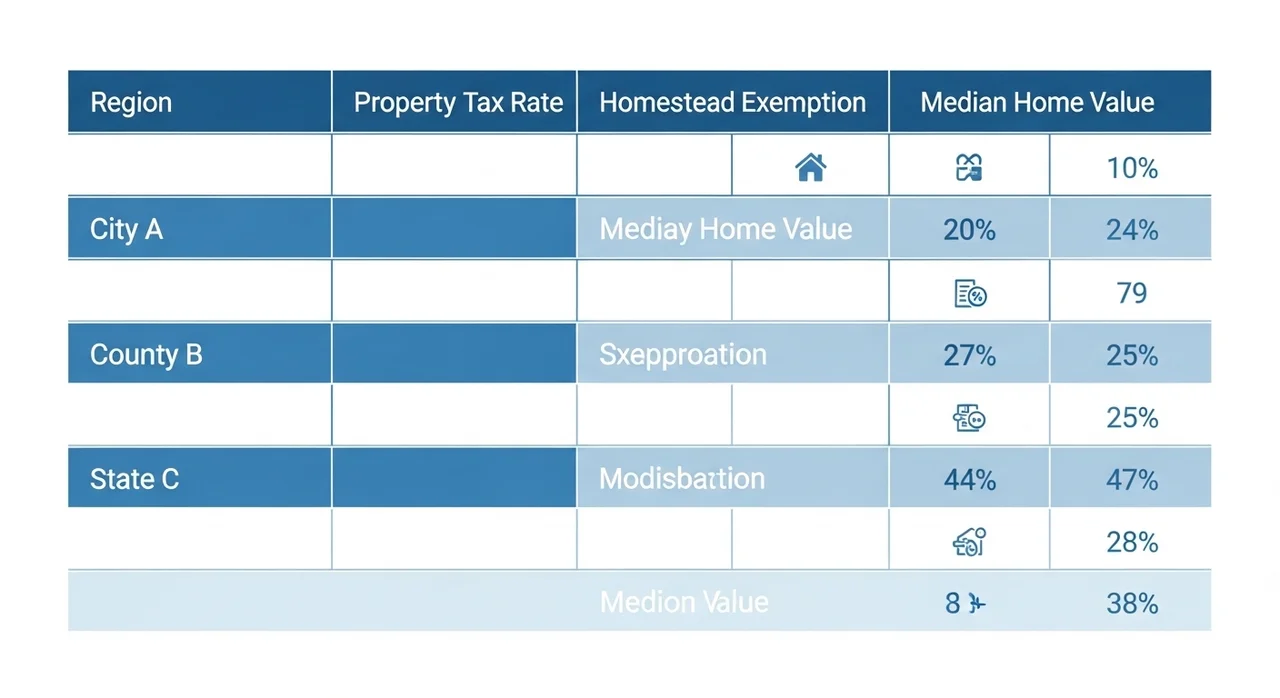 2025년 부동산 취득세율 및 지역별 지원 요약