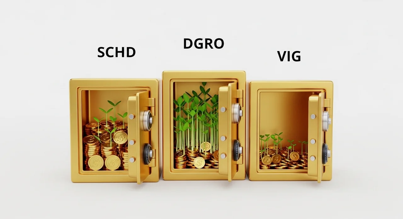 미국 대표 배당성장ETF 3종 핵심 비교