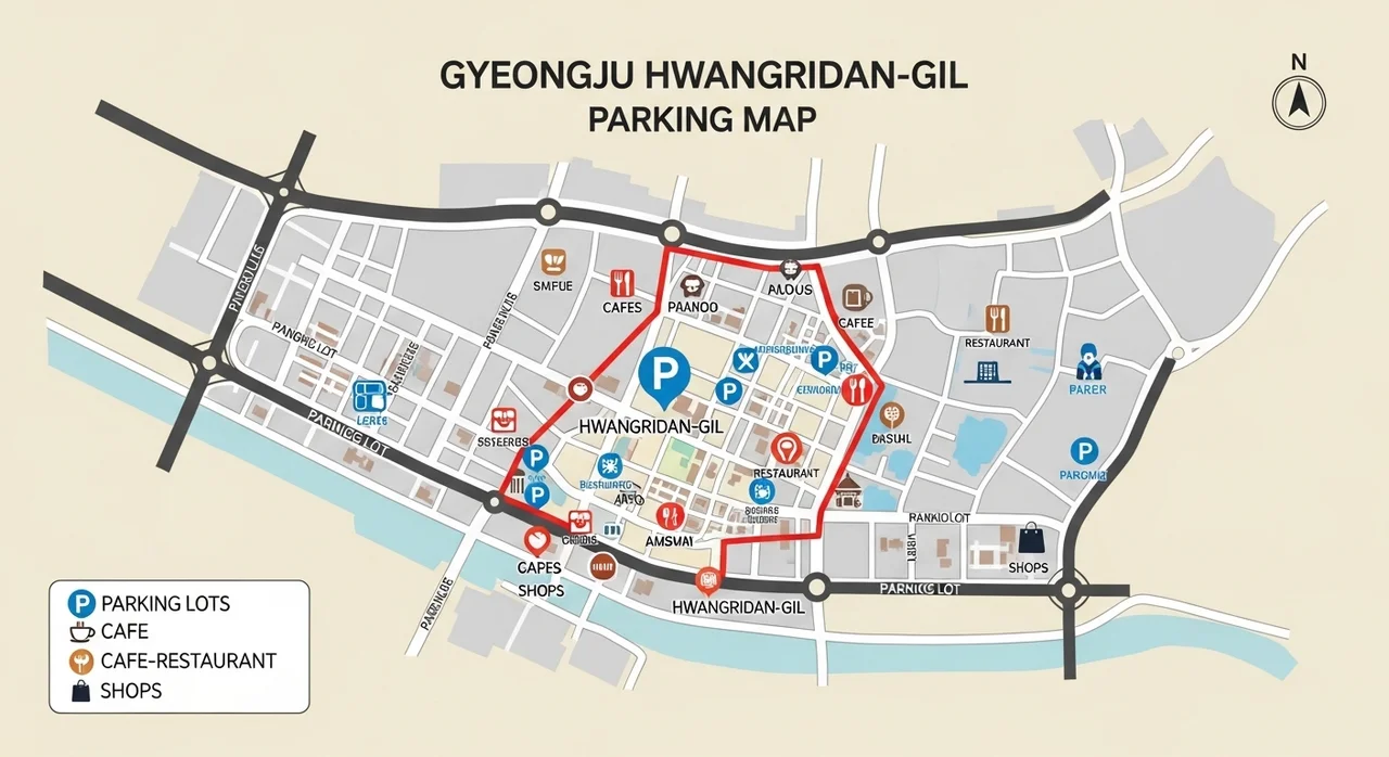 초보자도 안심하는 황리단길 주차장 완벽 비교