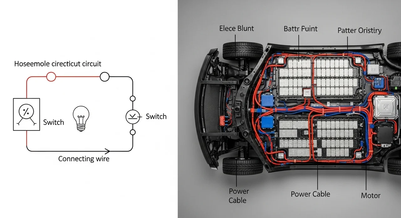일반 회로 계산 vs 모빌리티 전장 계산의 차이