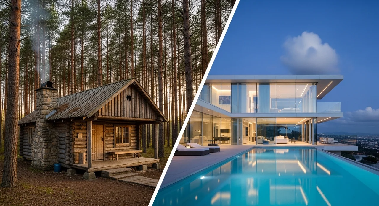 가성비 일반 팬션 vs 럭셔리 풀빌라, 무엇이 다를까?