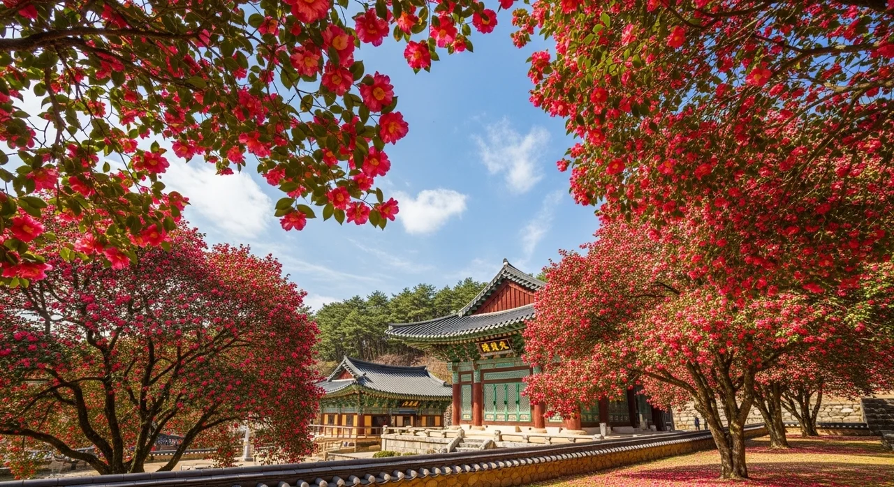 지역별 동백꽃 명소 및 개화 시기 비교