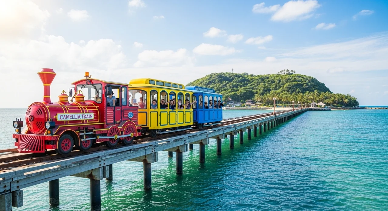 여수 오동도 동백열차 타고 떠나는 감성 여행