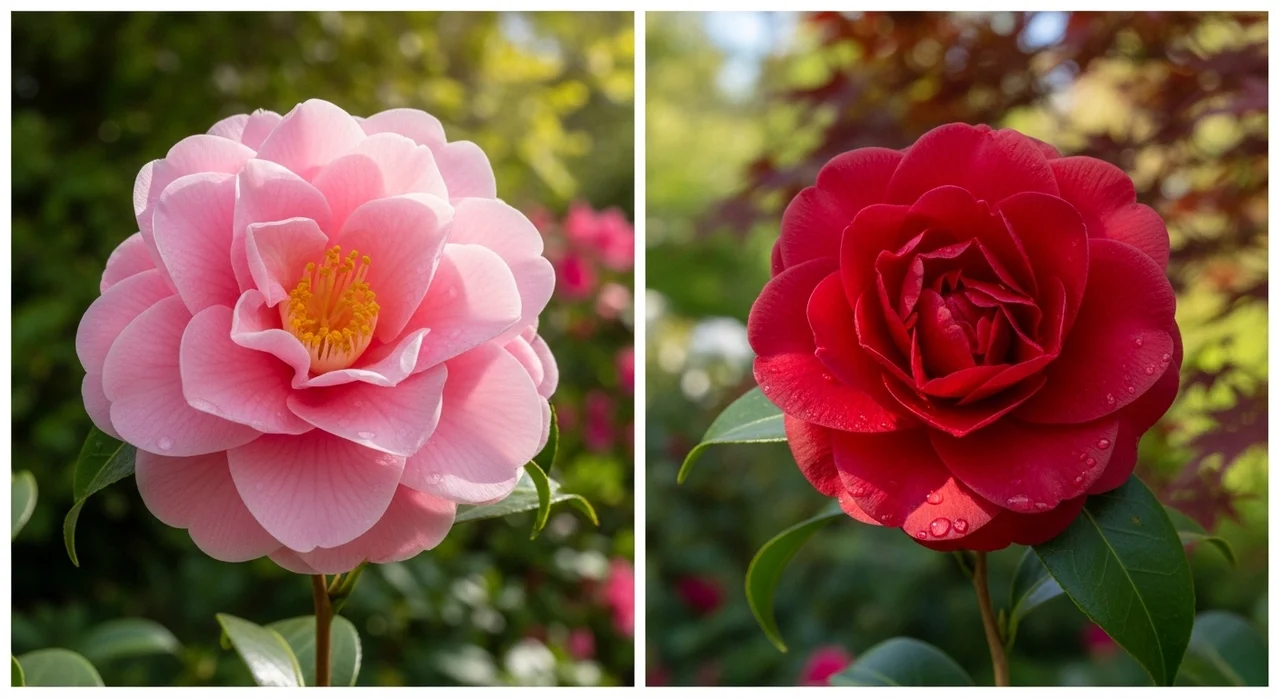 제주도 동백꽃 명소: 애기동백 vs 토종동백