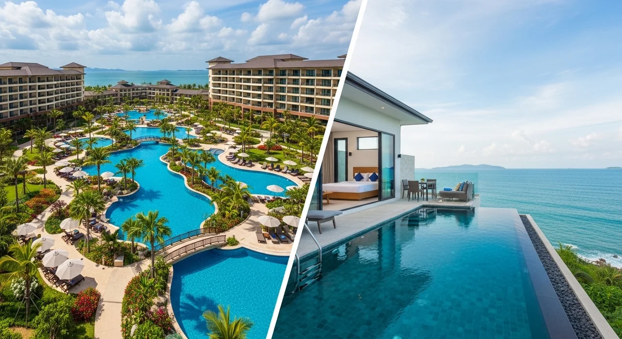 가족 숙소 선택: 리조트 vs 풀빌라, 무엇이 좋을까?