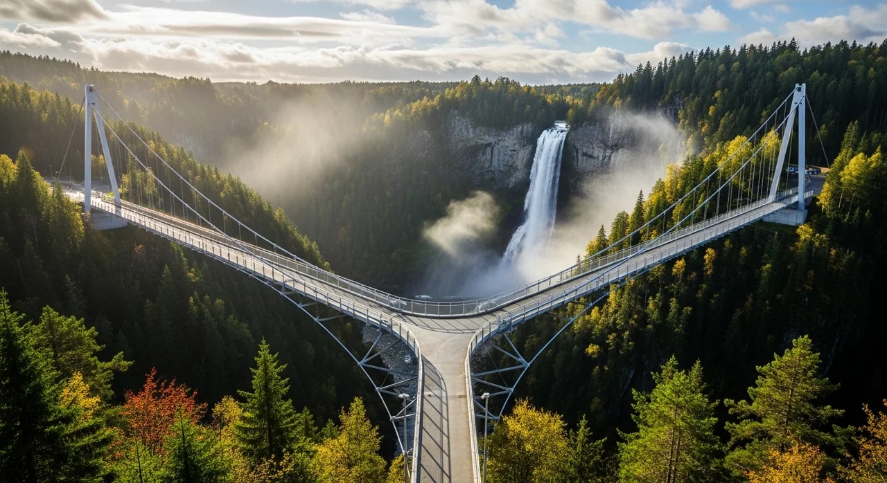 스릴 만점! 광명 도덕산 출렁다리 데이트