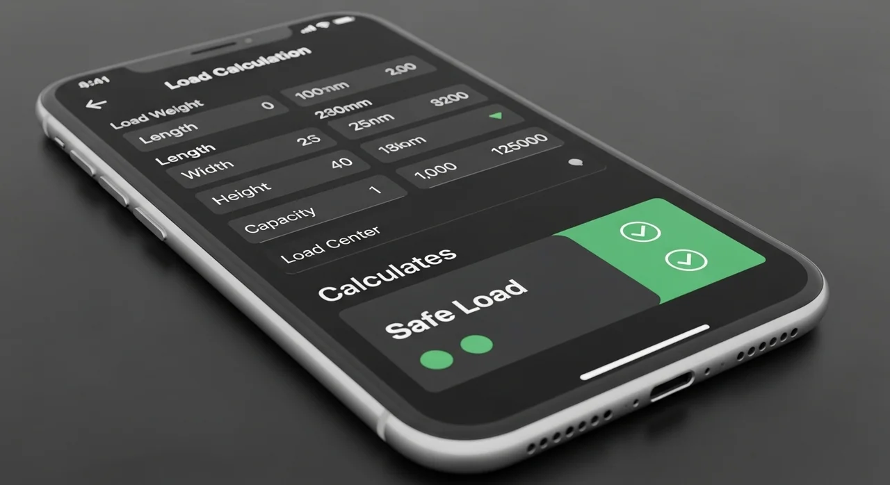 지게차 허용하중 계산기 100% 활용하는 방법