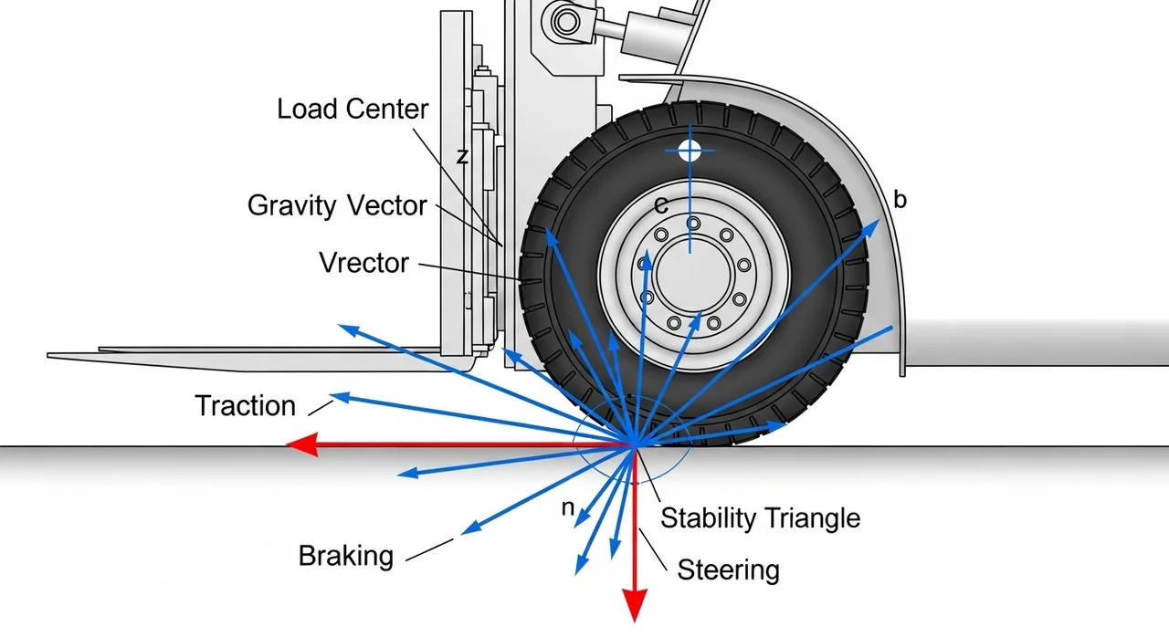 지게차 안전의 핵심, 전후안정도를 아시나요?