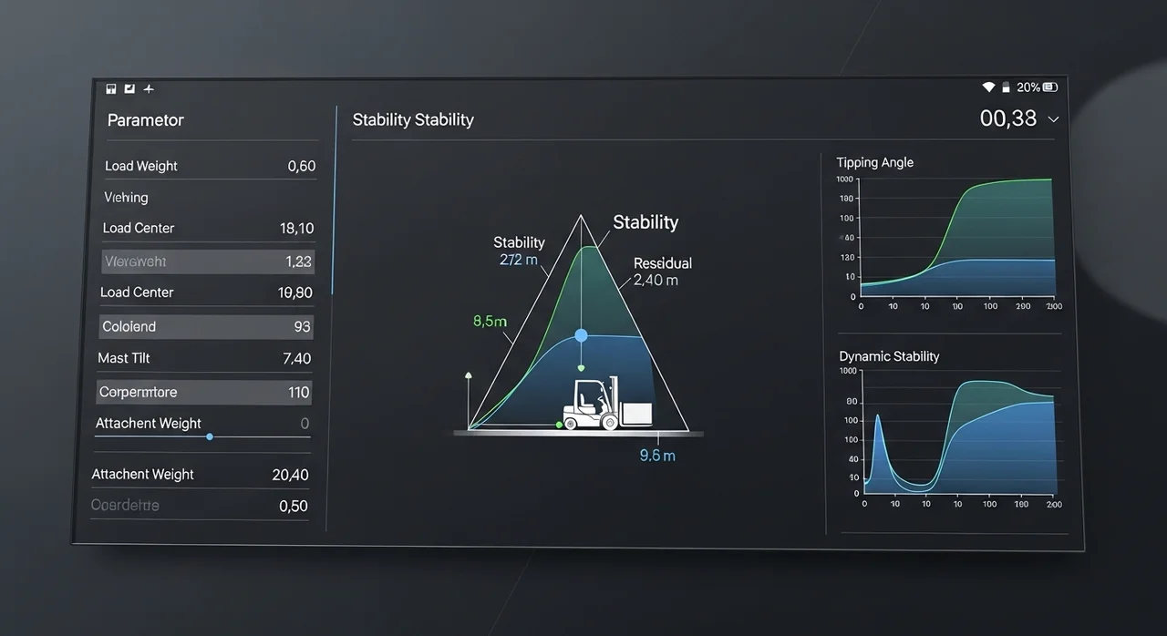 3단계로 끝내는 지게차 무게중심 계산기 활용법