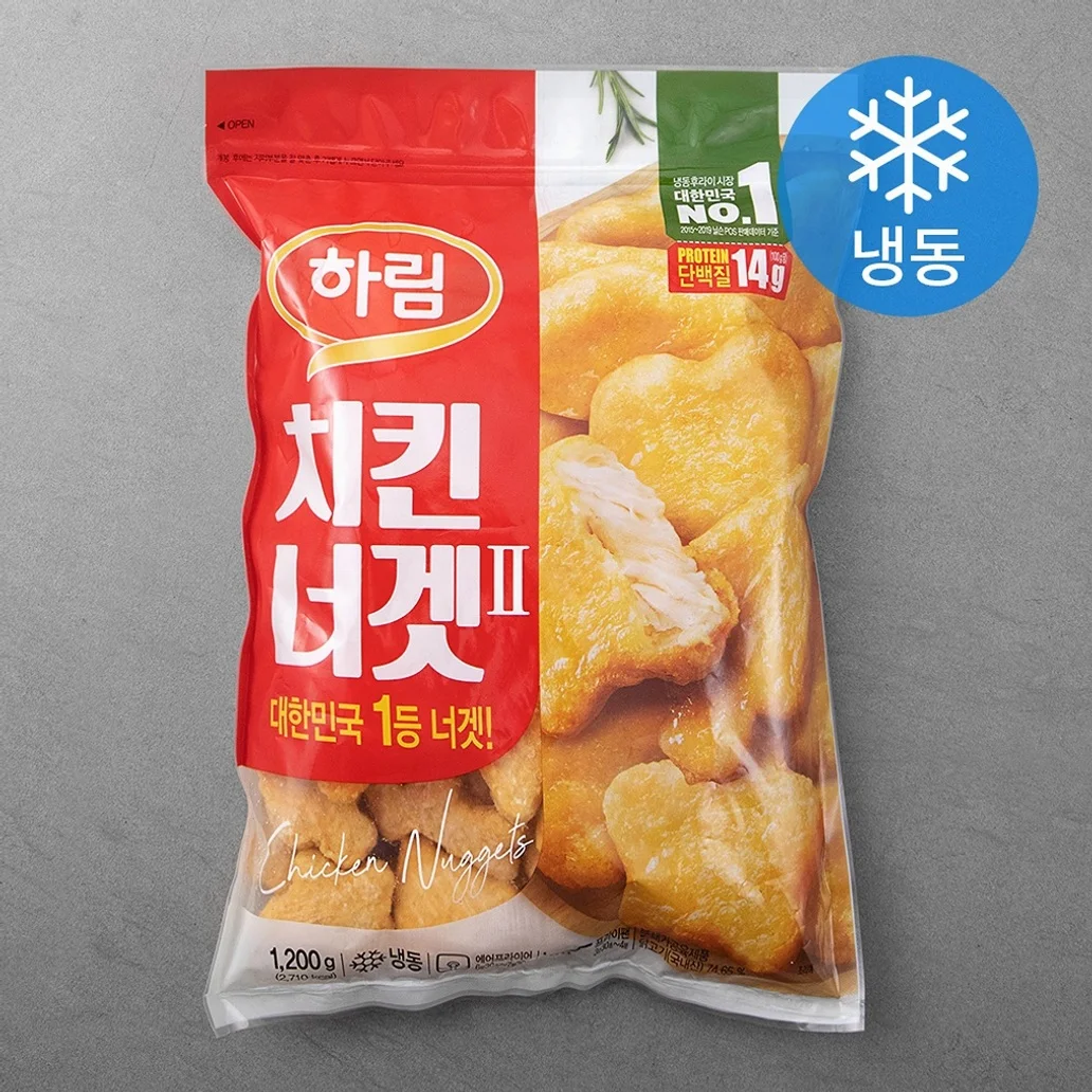 냉동실 필수템 하림 치킨너겟 1.2kg, 품절 대란 전 쟁여야 하는 이유