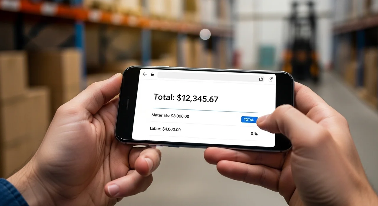 지게차 충전시간 계산기 활용 3단계