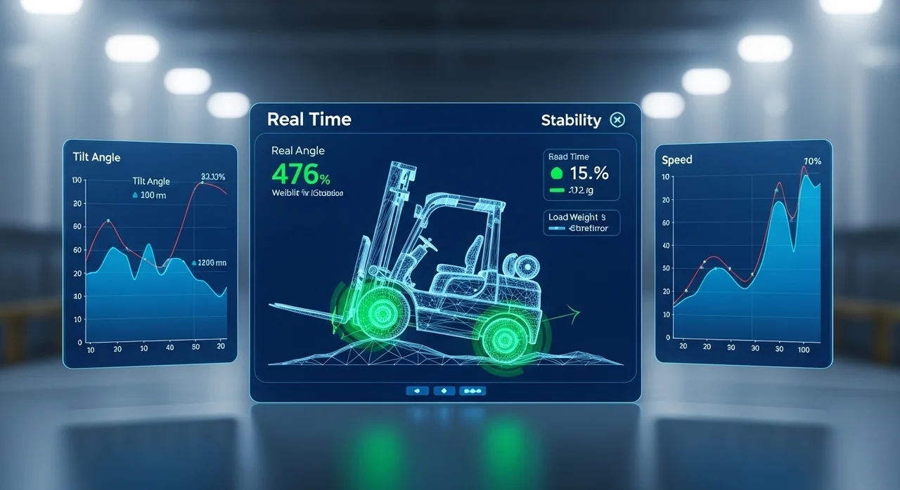 지게차 좌우안정도 계산기 | 트랙폭 기반 횡방향 안정 분석 가이드