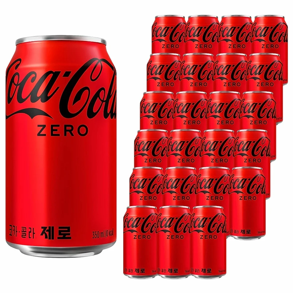 코카콜라 제로, 350ml, 24개