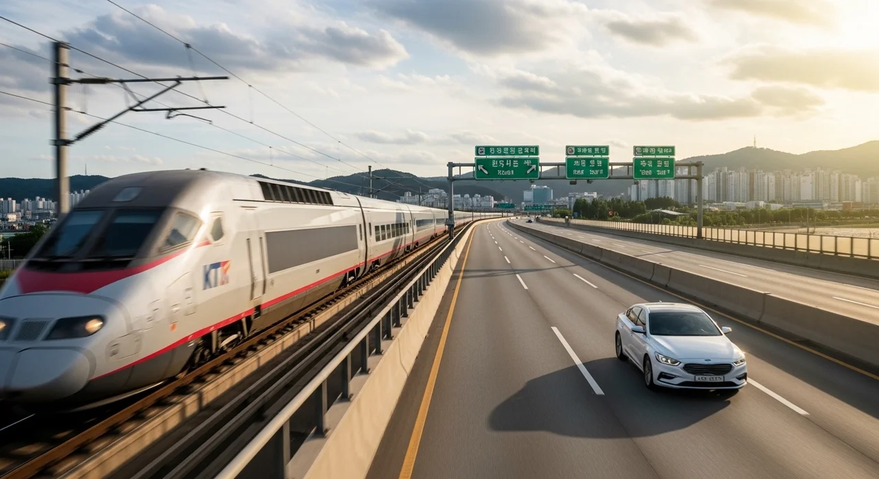 교통수단 선택: 자차 vs 대중교통(KTX)