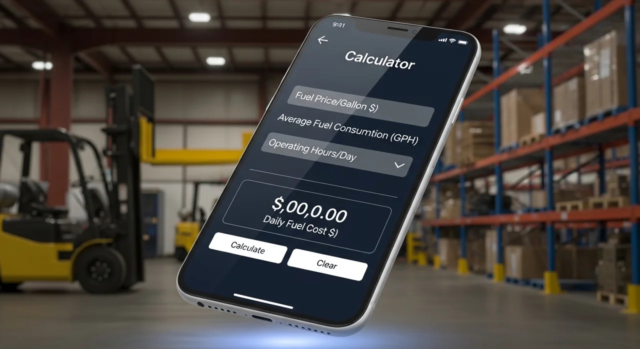 지게차 연료소모량 계산기 사용 가이드