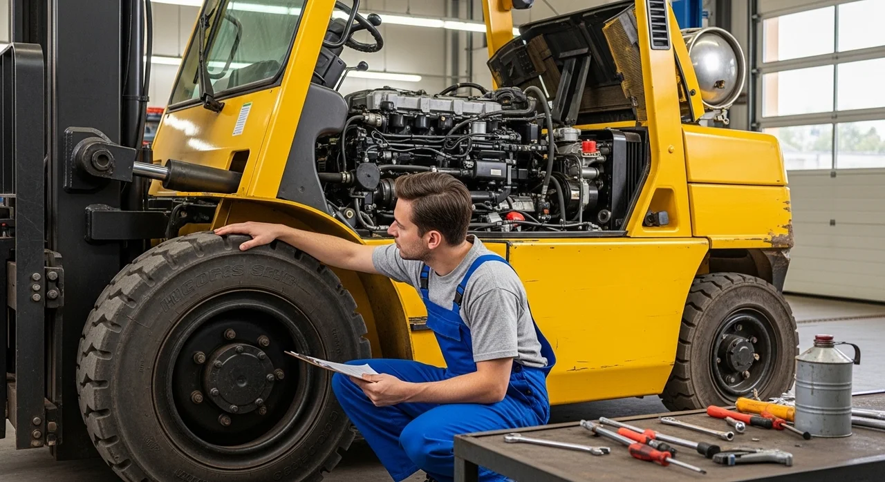 지게차 성능 유지를 위한 일일 점검표