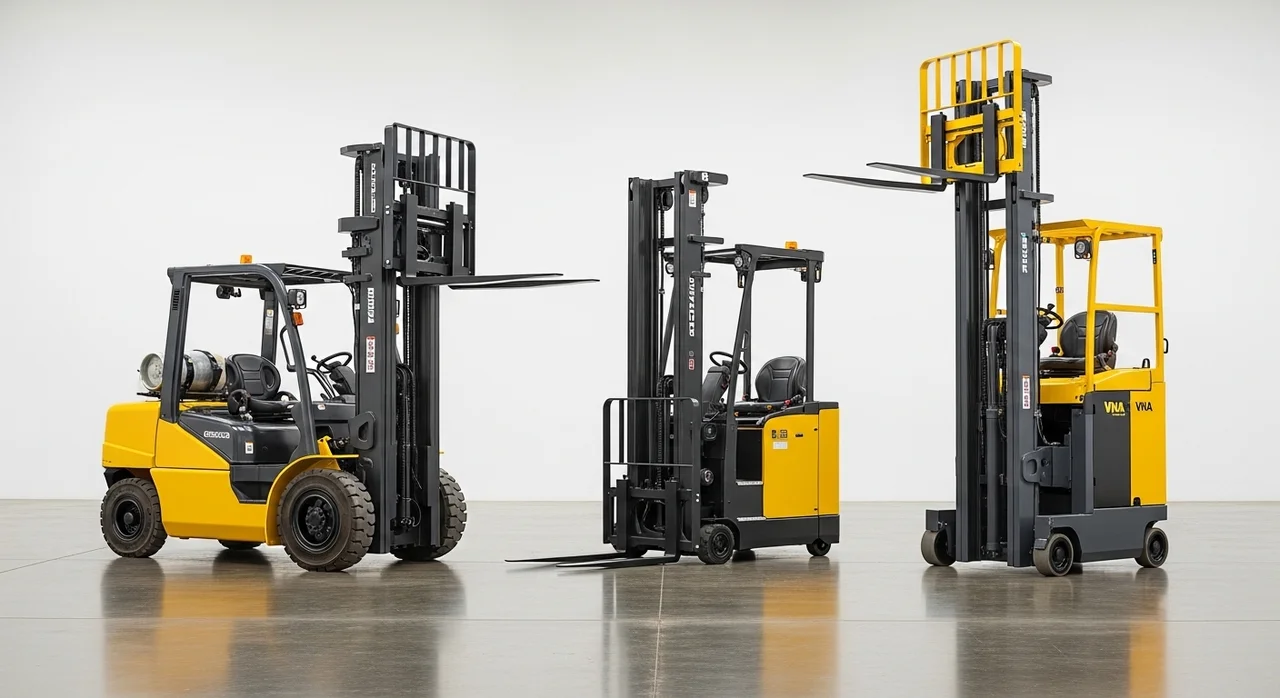 지게차 종류별 표준 통로폭 비교 및 특징