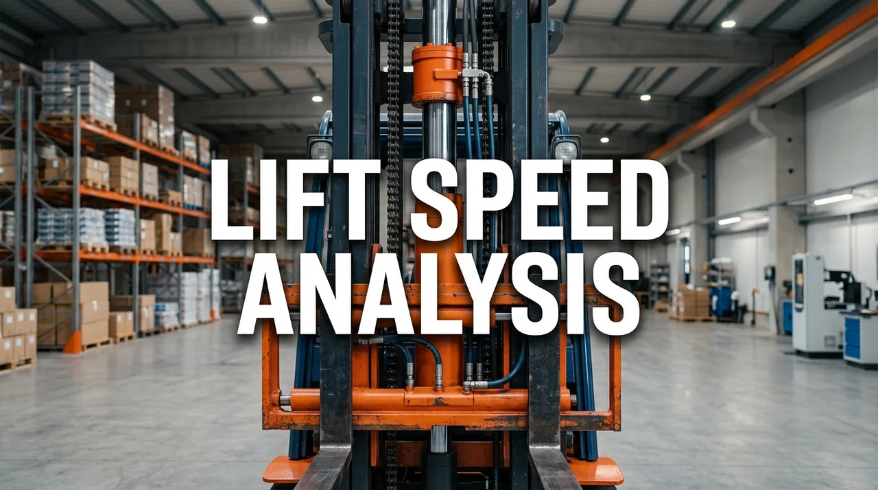 지게차 리프트 속도 계산기: 유압 실린더 유량 성능 분석 가이드