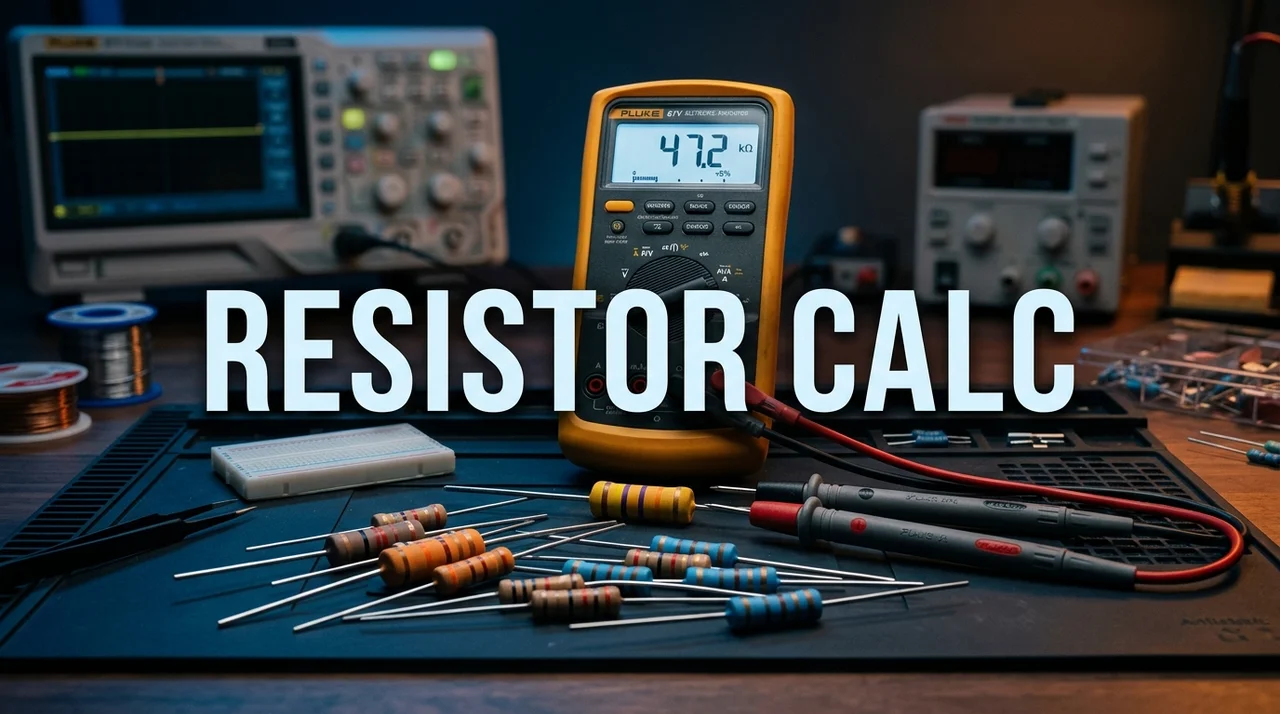 저항 소자 계산기: 컬러코드 직렬 병렬 RLC 자동 계산 완벽 가이드
