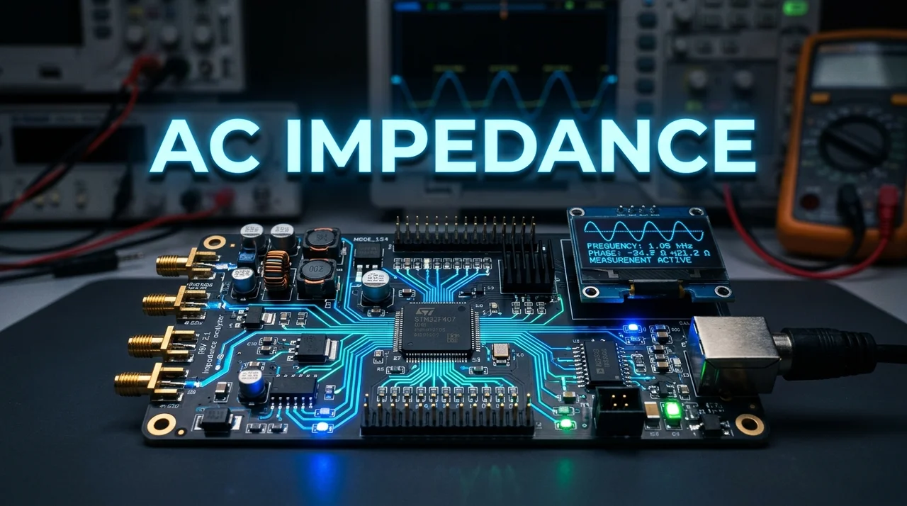 AC 회로 임피던스 계산기 사용법 | 복소 임피던스 및 위상각 완벽 해석