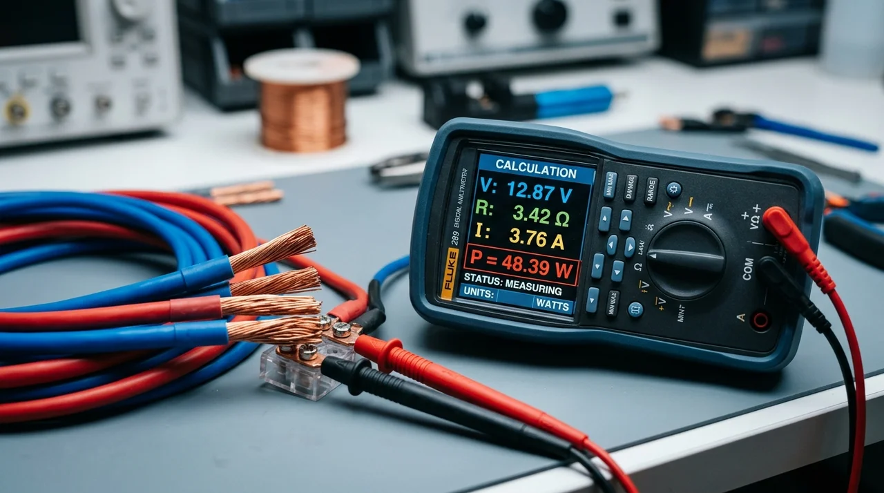 케이블 전선 계산기: 전류용량 및 전압강하 고려한 케이블 선정 가이드